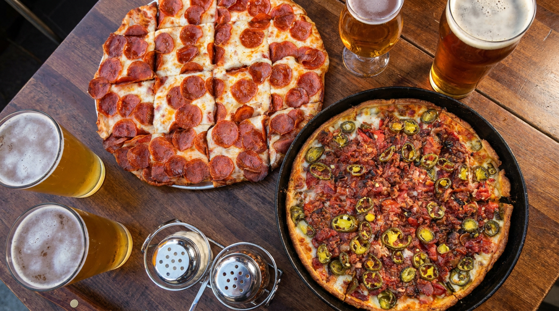 Rotating taps at both locations