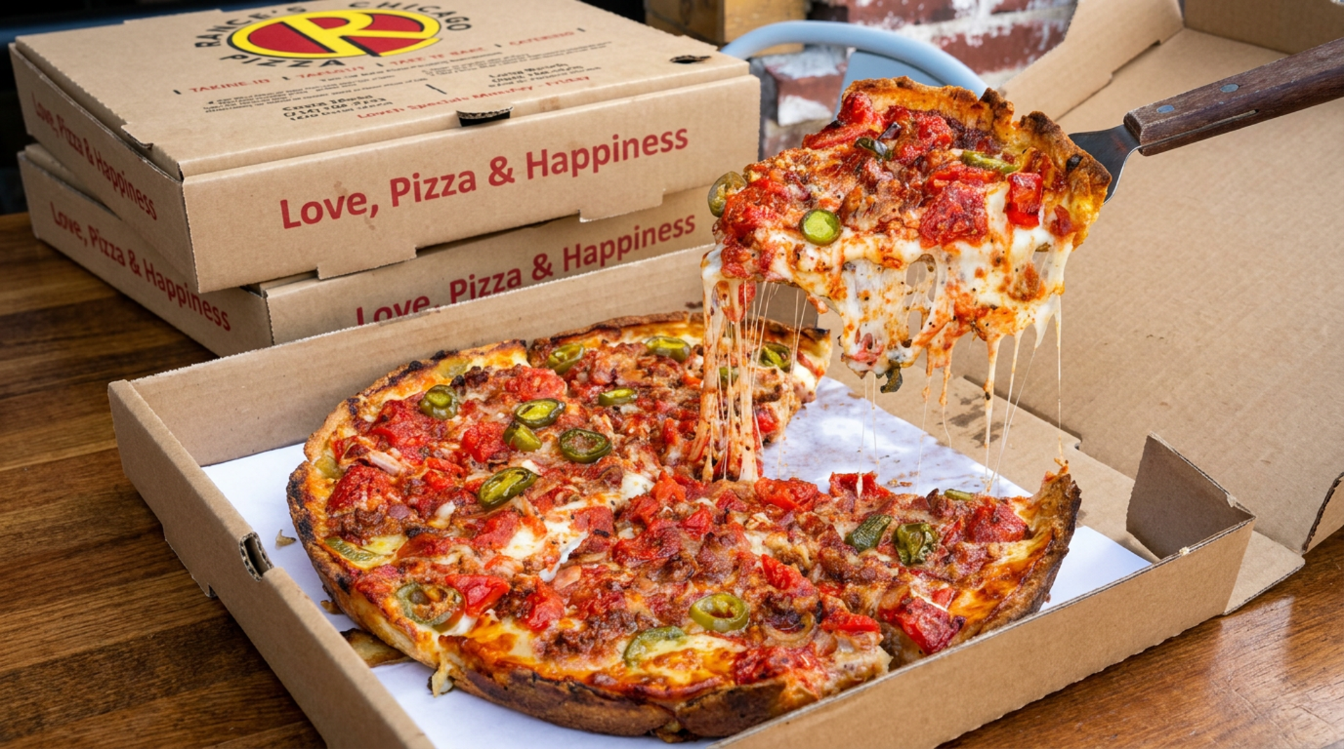 Rance's pizza, finished in your oven