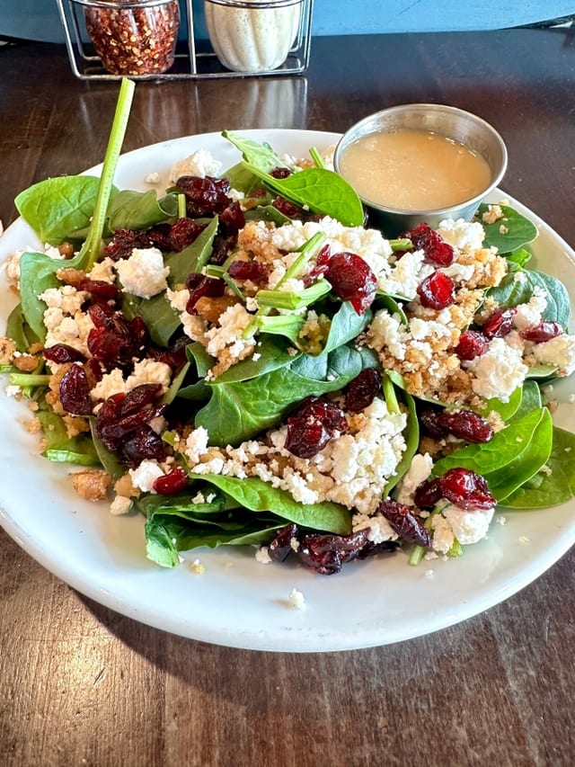 Spinach N Feta Salad.