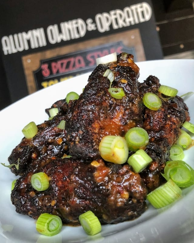Spicy Thai wings.